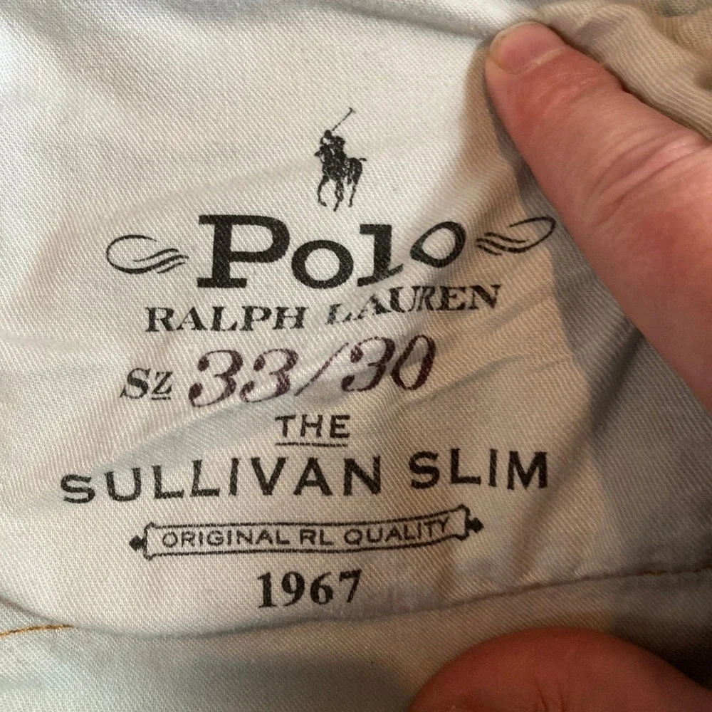 Polo Ralph Lauren Men 33x30 (Fit 33x27) Sullivan Slim Jeans‎ Classic